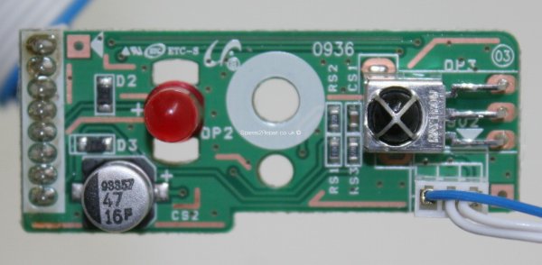 Samsung LE32B450C4W - IR - BN41-00990A - Rev V1.0 - CT090810 - Model 450