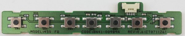 Samsung LE37A457C1D - Buttons - BN41-00989A - Rev 0.6 - CT071126 - 450 FB