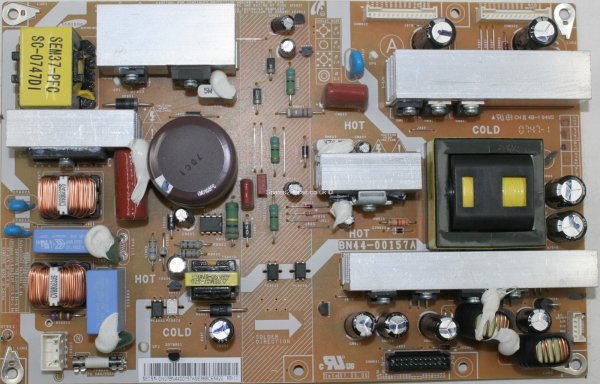 Samsung LE37R88BD - PSU - BN44-00157A - REV1.3 - PSLF231501A