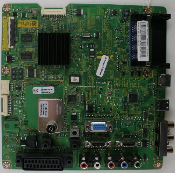 Samsung PS-42C450B1W - Main AV - BN94-03257G - BN41-01361B - HIGH_SX1_DVB_PD_MP1.0