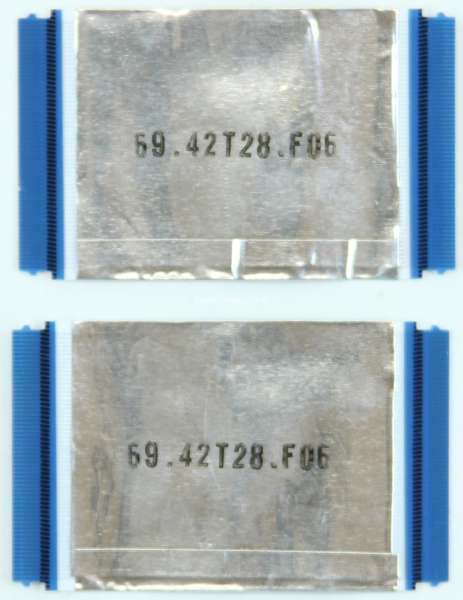 Samsung UE42F5500AK - Screen Ribbon Cable Set - 69.42T28.F06