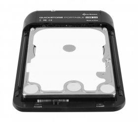 Sharkoon Hard Drive Enclosure 2,5" - Quickstore Portable Usb3.0 Hard Disk Case, Usb3.0-sataii, Bk, Sharkoon