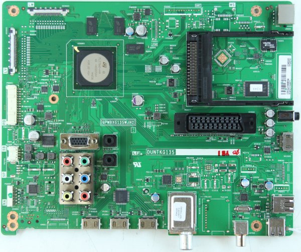 Sharp LC-60LE751K - Main AV - QPWBXG135WJN2 - DUNTKG135 - G135FM12