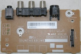 Sharp LC-37D44E-BK - Side AV - KU22D44EL - DUNTKE491WE - QPWBFE491WJZZ