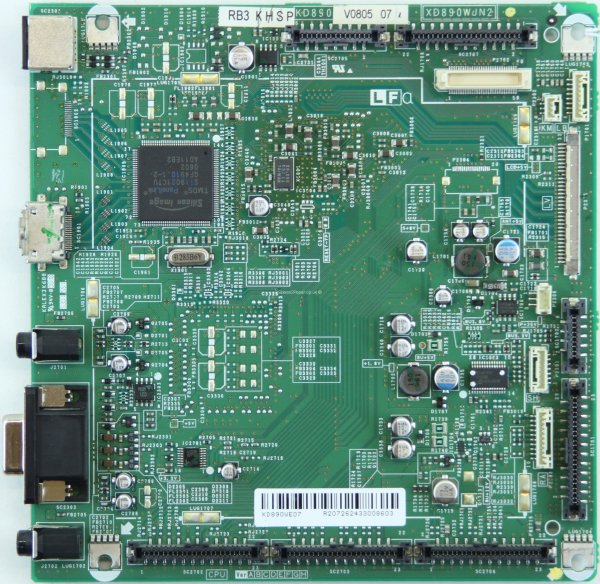 Sharp LC-37GD8E - Inputs - KU890WE07 - XD890WJN2 - KD890