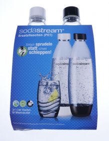 Sodastream Containers - Sodastream Duopack 1l Pet-flasche Schwarz+weiss