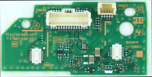 Sony KDL-55W905A - Connector Board - 1-887-030-12 - 1-733-693-12 - 2F13054F