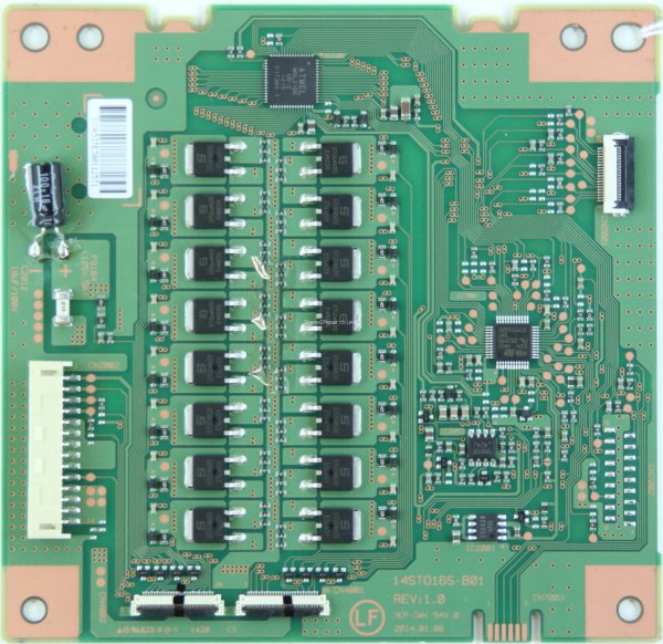 Sony KD-55X8505B - LED Driver Board - 65.3TE30.011 - 14STO16S-B01 - REV:1.0