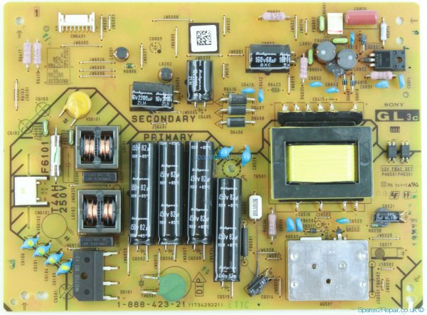 Sony KDL-32R423A - Power Supply - 1-888-423-21 - 173429221 - 147451921 - 4-468-978-01 - APS-348/C