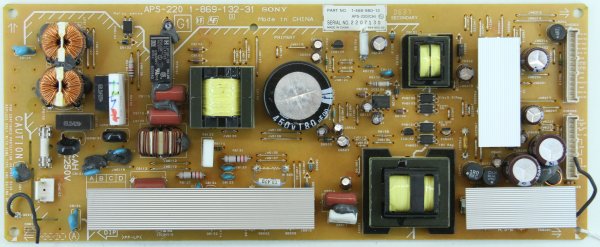 Sony KDL-26S2030 - PSU - 1-869-132-31 - APS-220 G1 - 1-468-980-12