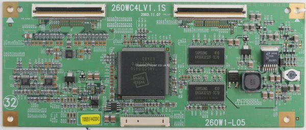 Sony KLV-26HG5 - T-CON - 260WC4LV1.1S - LJ94-00891F - 260W1-L05