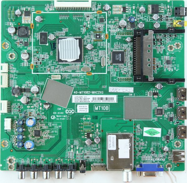 TCL L43F3390FC - Main AV - 40-MT10B2-MAC2XG - 08-MT10B21-MA300AA
