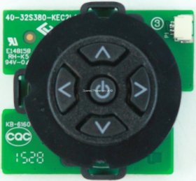 TCL F50S3805 - Buttons - 40-32S380-KEC2LG - KB-6160 TCL F50S3805 - Buttons - 40-32S380-KEC2LG - KB-6160