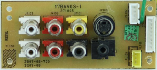 Techwood LCD3207HD - Side AV - 17BAV03-1 - 271005