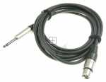 Jack Plug/xlr-socket - Rmfp030 Xlr Socket- Ks 6.3mm Mono 3m
