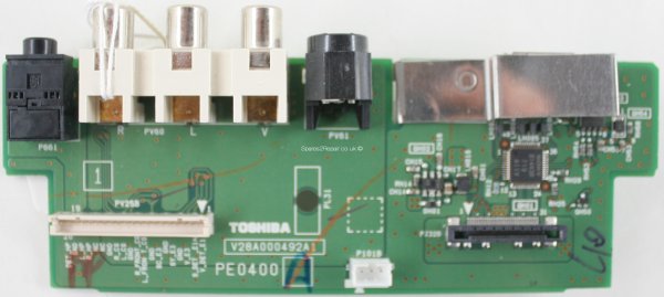 Toshiba 52ZF355DB - Side AV - V28A000492A1 - PE0400 A