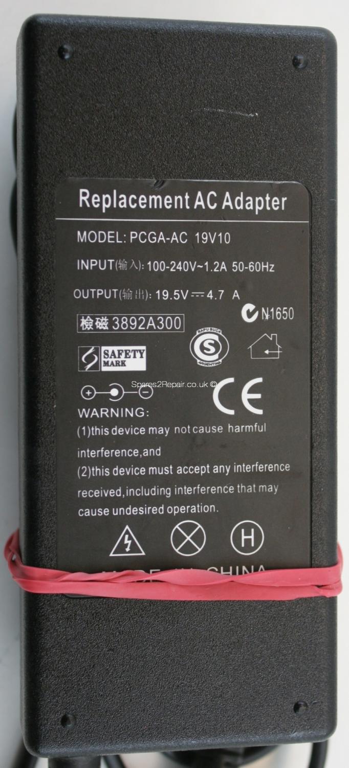 Unbranded - Charger - PCGA-AC19V10 - 19.5V 4.7A