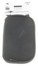 Vivanco Hard Drive Cases 2,5” - Hdc 2.5 Sleeve Festplatten Sleeve , Schwarz