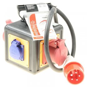 Vivanco Four-way Trailing Socket - Cee Db 07rn Suitable For Vivanco Cee Outdoor Stromverteiler Ip44