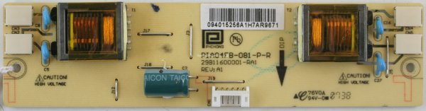 Wharfedale L19T11W-C - Inverter - PIA04FB-081-P-R - 29B11600001-RA1 - REV:A1