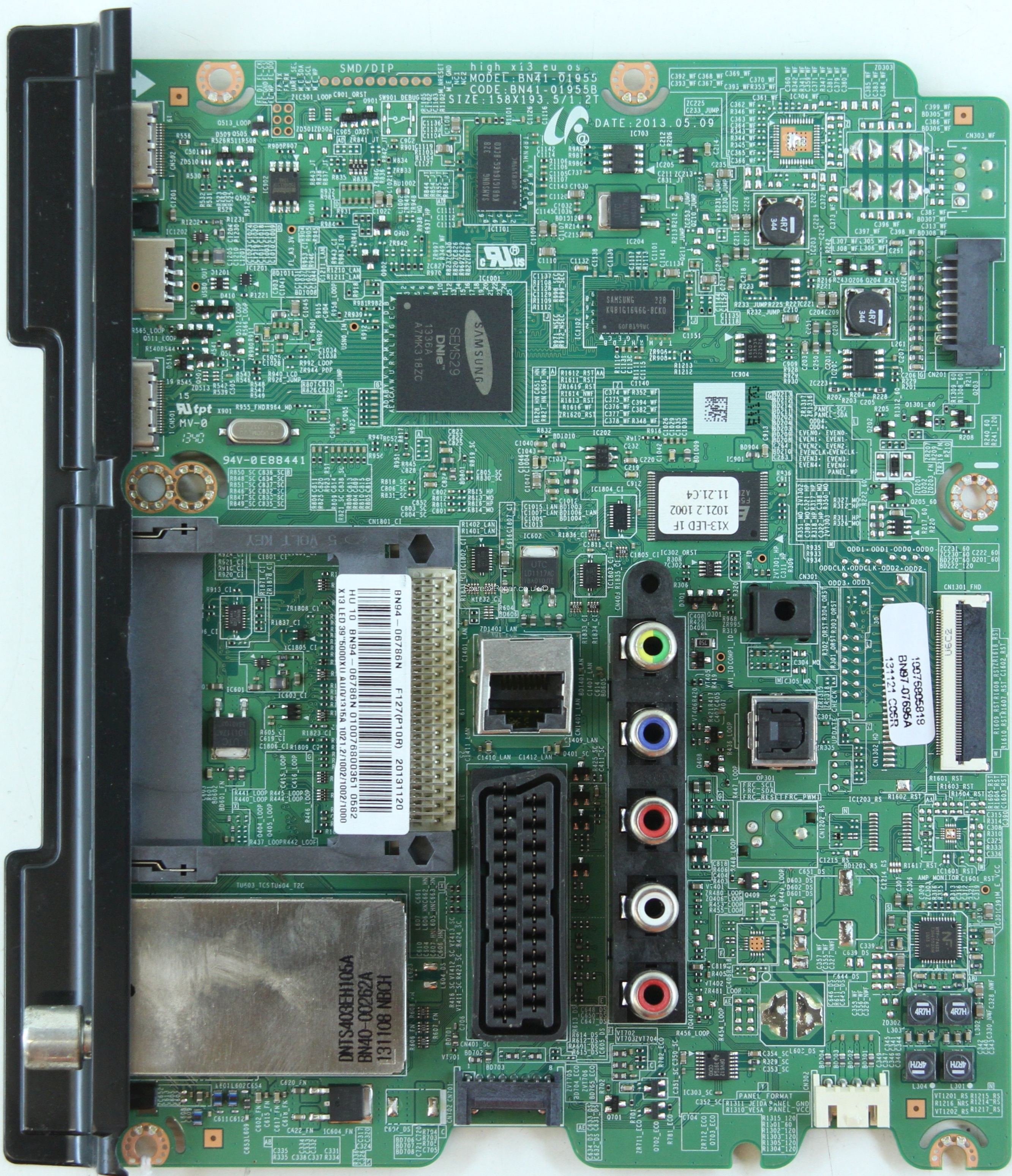 Samsung UE39F5000AK - Main AV - BN97-07695A - BN94-06786N - BN41-01955B ...